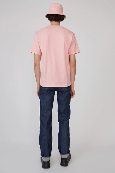 Shop Acne Studios Crew Neck T-shirt In Blush Pink