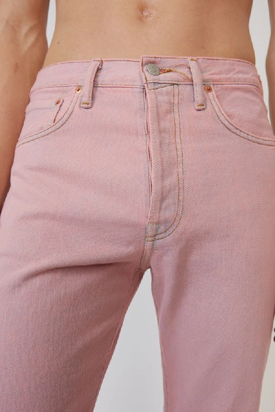 Shop Acne Studios 1996 Pink Blue/pink In Classic Fit Jeans