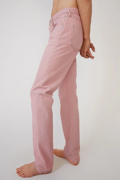 Shop Acne Studios 1996 Pink Blue/pink In Classic Fit Jeans