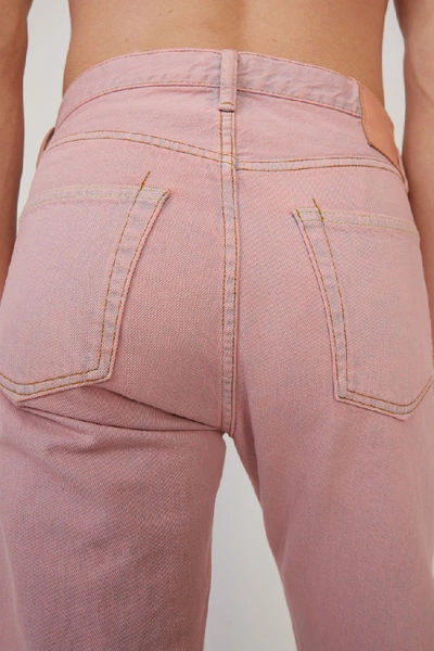 Shop Acne Studios 1996 Pink Blue/pink In Classic Fit Jeans