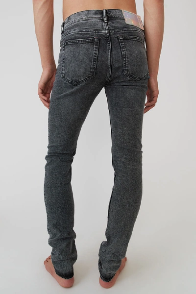 Shop Acne Studios North Black Marble Washed Black In Skinny Fit Jeans