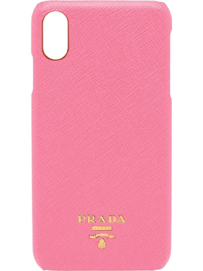 Shop Prada Iphone Xs Max Case In Pink