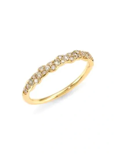 Shop Astley Clarke Women's 14k Yellow Gold & Diamond Pavé Ring