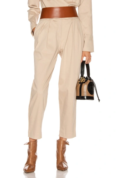 Shop Grlfrnd Jorgen Trousers In Khaki