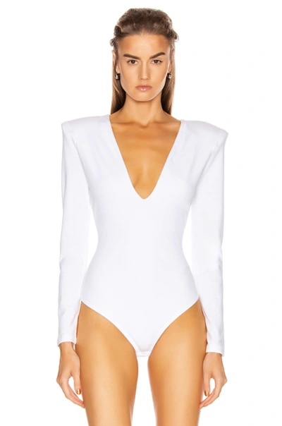 Shop Grlfrnd Eryka Bodysuit In White