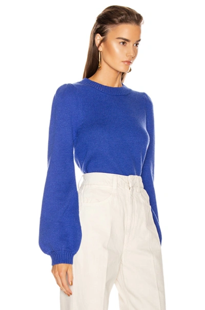 Shop Grlfrnd Penelope Sweater In Princess Blue