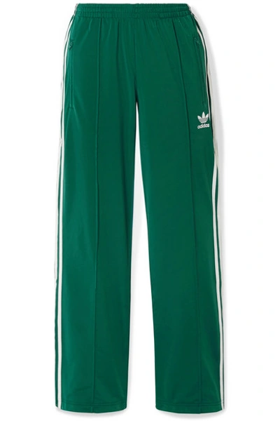 Emerald green top adidas pants