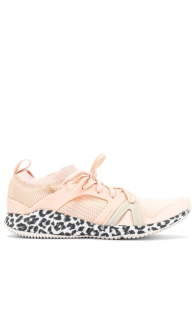 Shop Adidas By Stella Mccartney Crazy Train Pro Trainer In Soft Apricot & Solar Orange