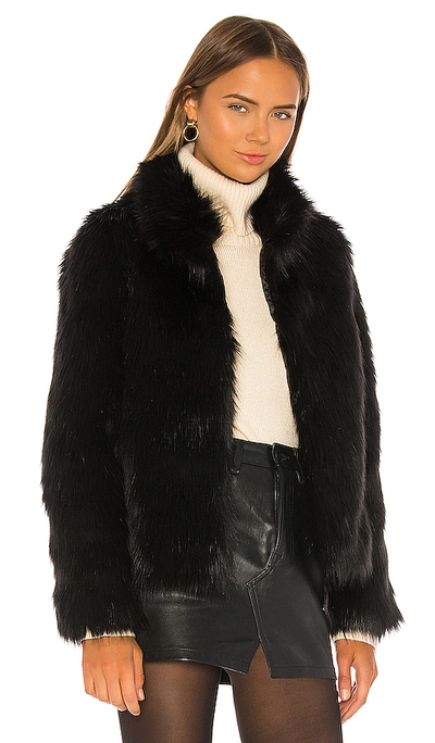 Shop Unreal Fur Unreal Faux Fur Delish Jacket In Black