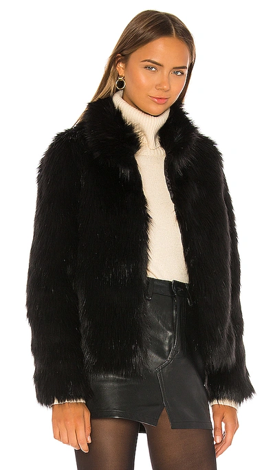Unreal Fur Unreal Faux Fur Delish Jacket In Black