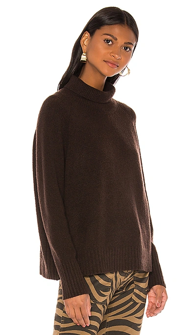 Shop Nili Lotan Mariah Sweater In Chocolate