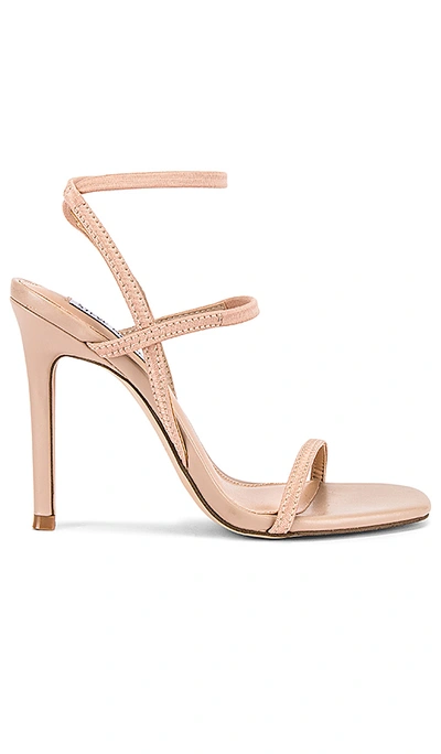 Shop Steve Madden Nectur Strappy Heel In Nude