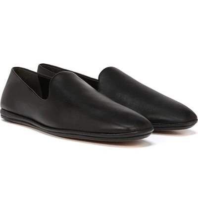 Shop Vince Paz Venetian Loafer In Black Leather