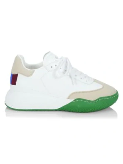 Shop Stella Mccartney Loop Platform Sneakers In White