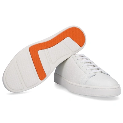Shop Santoni Sneakers White 20842