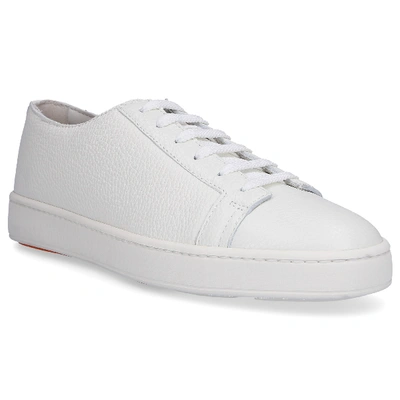 Shop Santoni Sneakers White 20842