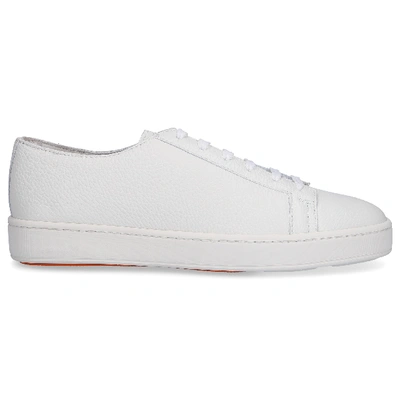 Shop Santoni Sneakers White 20842