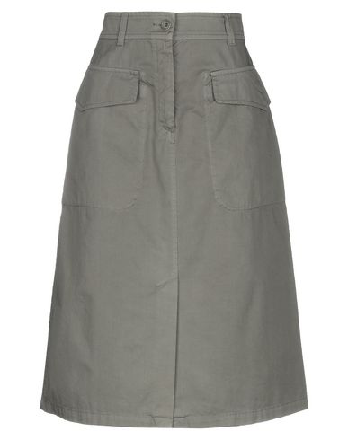Aspesi Midi Skirts In Grey | ModeSens