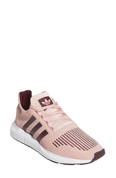 Shop Adidas Originals Swift Run Sneaker In Pink Spirit/ Maroon/ White
