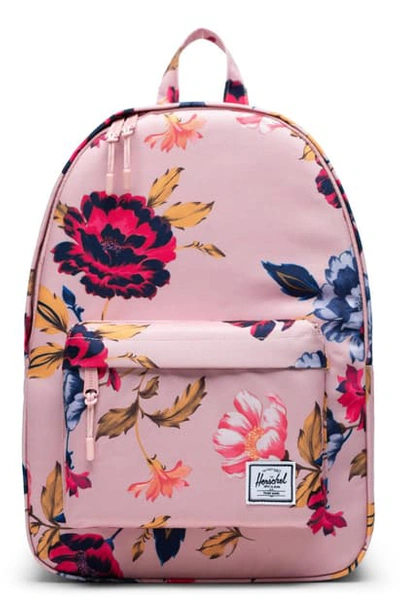 Shop Herschel Supply Co Classic Mid Volume Backpack In Winter Flora