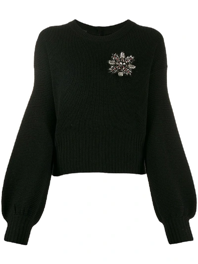 Shop Pinko Chissa Ws Sweater In Black
