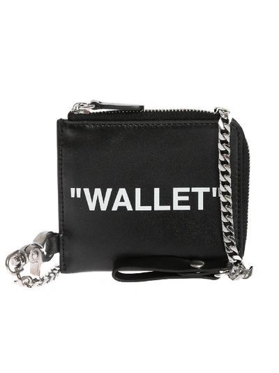 Shop Off-white Quote Chain Wallet