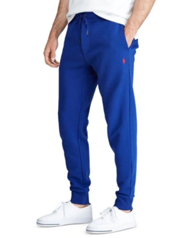 Shop Polo Ralph Lauren Men's Big & Tall Double-knit Joggers In Sporting Royal