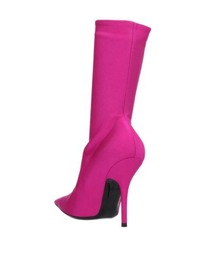 Shop Balenciaga Ankle Boot In Fuchsia