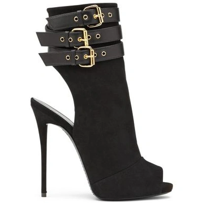 Shop Giuseppe Zanotti Monica Bootie In Black