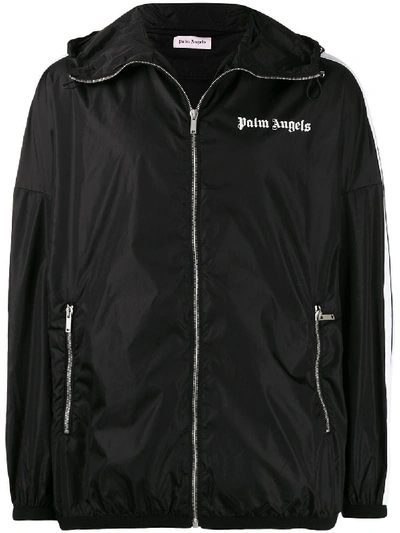Shop Palm Angels Black Outerwear Jacket