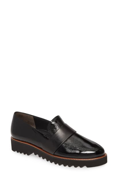 paul green patent leather loafers
