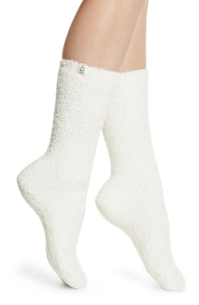 Shop Ugg Alice Cozy Gripper Socks In White