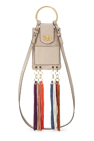 Pre-owned Chloé Grey Suede Jane Bracelet Crossbody