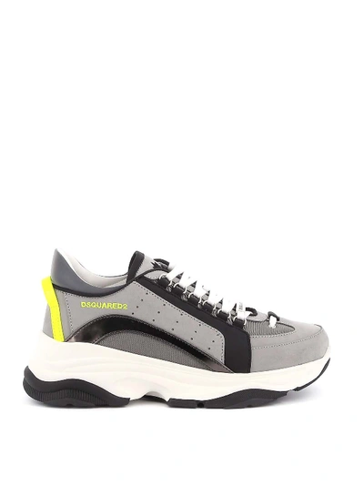 Shop Dsquared2 Bumpy 551 Grey Sneakers