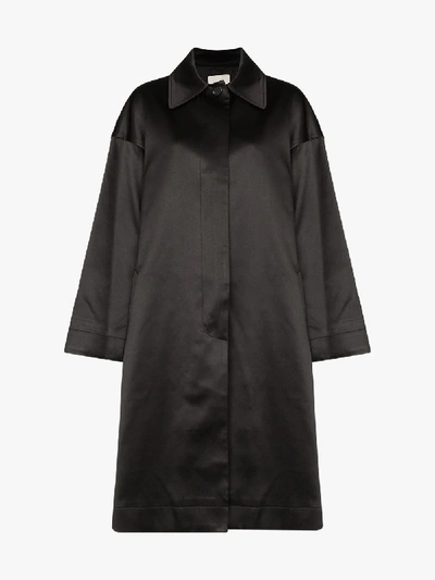Shop We11 Done We11done Single-breasted Trench Coat In Black