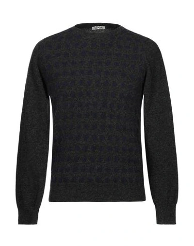 Shop Roda Man Sweater Lead Size Xxl Virgin Wool, Polyamide In Grey