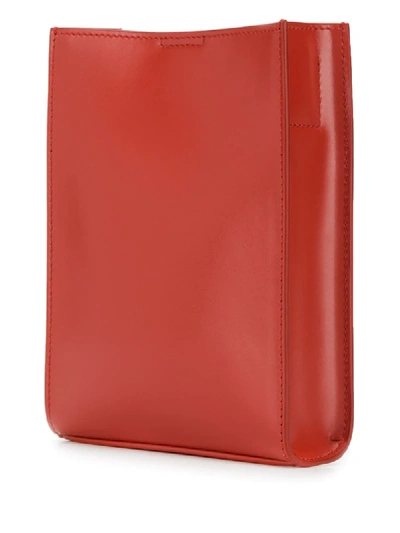 Shop Jil Sander Tangle Crossbody Bag In Red