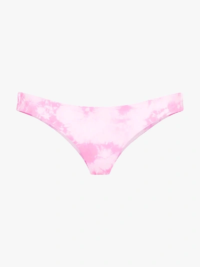Shop Frankie S Bikinis X Sofia Richie Ryan Tie-dye Bikini Bottoms In Pink