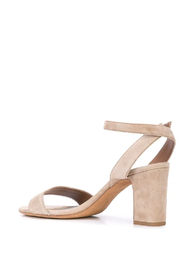 Shop Tabitha Simmons Leticia Chunky-heel Sandals In Brown
