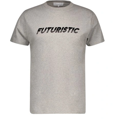 Shop Maison Labiche Futuristic T-shirt In Medium Heather Grey