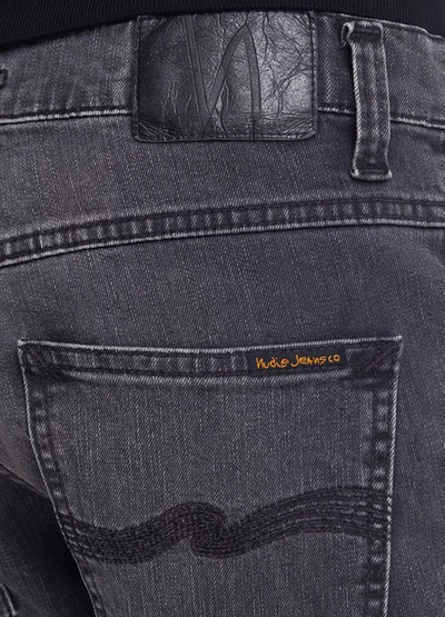 Shop Nudie Jeans Lean Dean Jeans In Grey