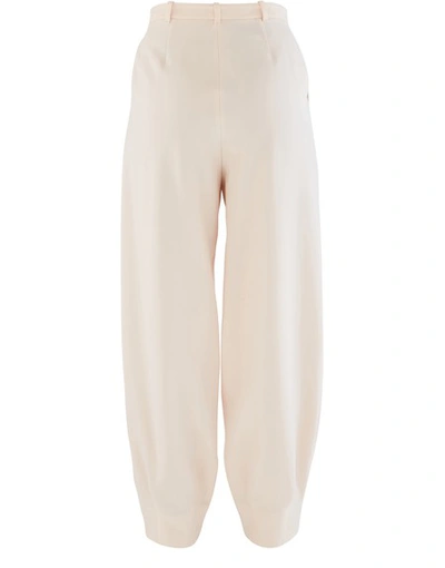 Shop Gucci Wool Trousers In White Magnolia