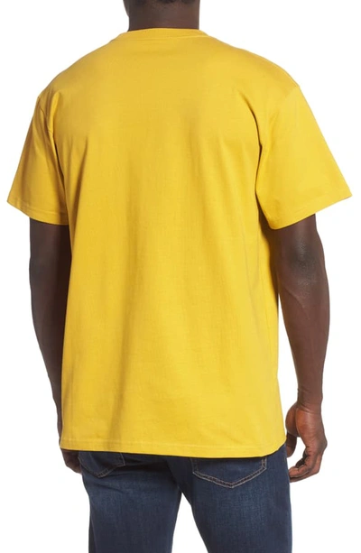 Shop Carhartt Chase Crewneck T-shirt In Colza
