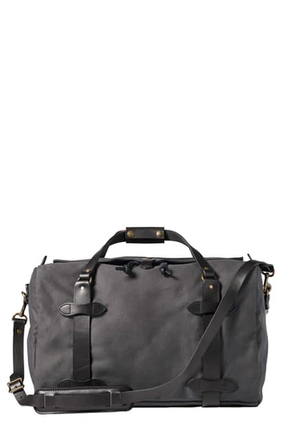 Shop Filson Medium Duffle Bag - Grey In Cinder