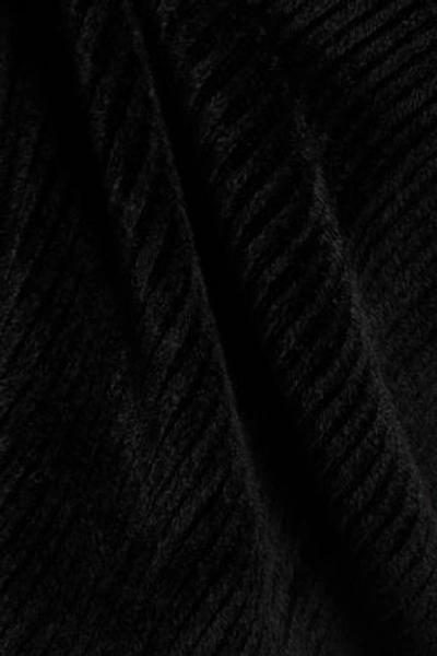 Shop Haider Ackermann Ribbed Chenille Turtleneck Sweater In Black