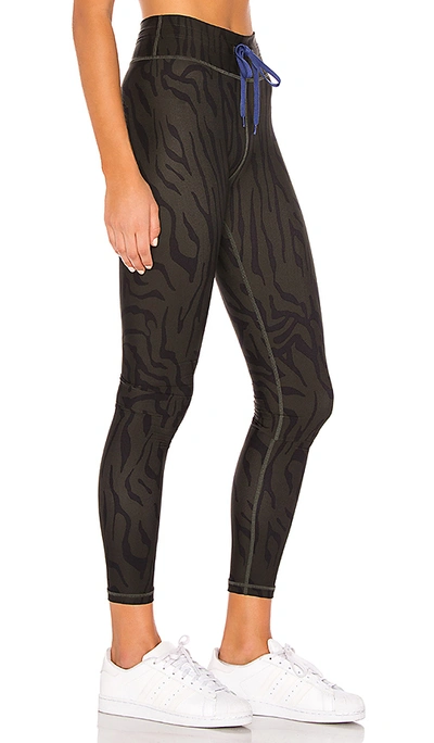 Shop The Upside Midnight Tiger Yoga Pant In Khaki & Black
