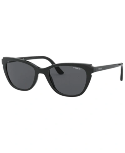 Shop Vogue Sunglasses, Vo5293s 53 In Black/grey
