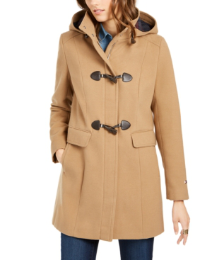 tommy hilfiger hooded toggle coat