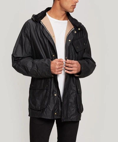 Barbour X Margaret Howell A7 Wax Jacket In Black | ModeSens