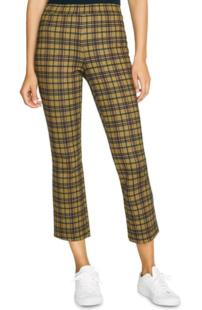 Shop Sanctuary Carnaby Kick Crop Trousers In Ashbury Plaid